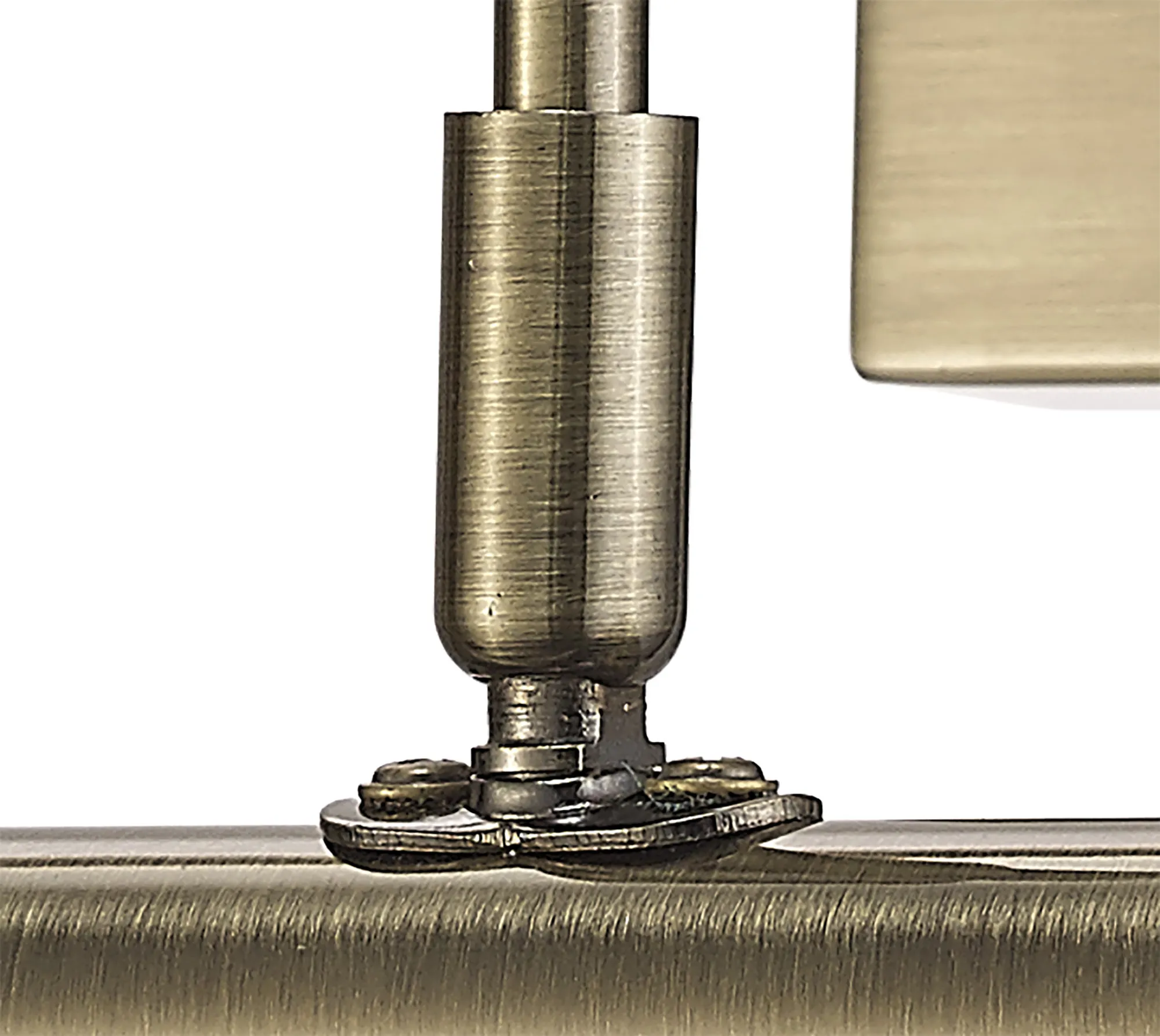 Abacus Wall/Picture Light 35cm Switched 2 Light Antique Brass D0129  Deco Abacus Antique Brass